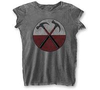 Pink Floyd Ladies Tshirt -S- The Wall Hammers Grey
