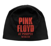 Pink Floyd Live In Pomeii Jersey Beanie Hat in Black Pink Floyd Black One Size