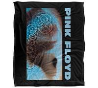 Pink Floyd Meddle Gatefold Silky Supersoft Blanket Black/blue (One Size)