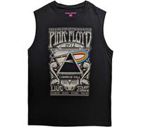 Pink Floyd Men's Carnegie Hall Poster Cotton Tank Top in Black | Size: XL Pink Floyd Black XL