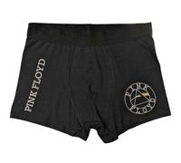 Pink Floyd Men's Circle Band Logo Boxer Shorts in Black | Size: XL Pink Floyd Black XL