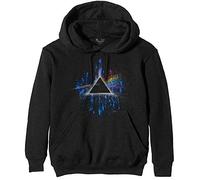 PINK FLOYD Men's Dark Side of the Moon Blue Splatter Hoodie (pack of 1)