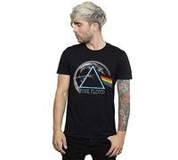 Pink Floyd Men's Dark Side of The Moon Distressed T-Shirt Black XX-Large