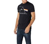 Pink Floyd Men's DSOTM Courier Short Sleeve T-Shirt, Black, Large