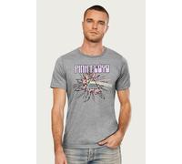 Pink Floyd Men's Pastel Prism T-Shirt in Mid Grey | Size: XL Pink Floyd Mid Grey XL