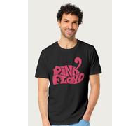 Pink Floyd Men's Retro Logo T-Shirt in Black | Size: Large Pink Floyd Black L