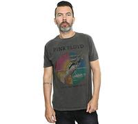 Pink Floyd Men's Wish You were Here Washed T-Shirt Charcoal Medium