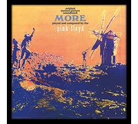 Pink Floyd More- Soundtrack 12" Album Cover Framed Print, MDF, Multi-Colour, 32 x 32 x 1.5 cm