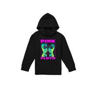 Pink Floyd Neon Division Bell Youth Kids Pull-Over Hoodie, Black | Size: 12-13 Years Pink Floyd Black 12-13 Years