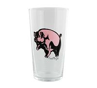 Pink Floyd Pig Drinking Glass Pink 8x15x8cm