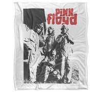 Pink Floyd Point Me At The Sky Silky Supersoft Blanket White/black (One Size)