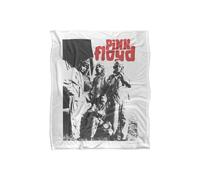 Pink Floyd Point Me At The Sky Silky Touch Super Soft Throw Blanket 152 X 127 cm in White Pink Floyd White 152 X 127 cm
