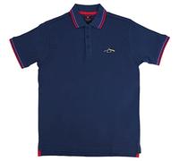 PINK FLOYD Polo Shirt Dark Side of The Moon Prism Official Mens Navy Blue L