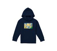 Pink Floyd Pyramids Youth Kids Pull-Over Hoodie, Navy | Size: 7-8 Years Pink Floyd Navy 7-8 Years