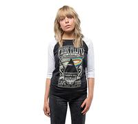 Pink Floyd Raglan Tee: Carnegie Hall Poster - XXX-Large - Black, White - Ladies