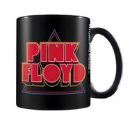 Pink Floyd Retro Logo Ceramic Mug Red (One Size)