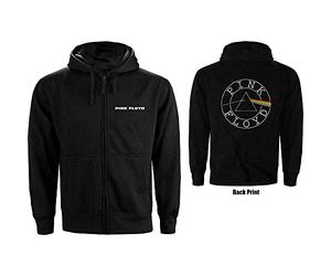 Pink Floyd Rockoff Trade Hooded Sweatshirt Dark Side of The Moon Circle Official Logo