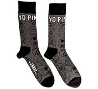 Pink Floyd Socks Later Years Official Mens Charcoal Grey (UK Size 7-11) One Size
