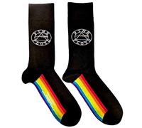 Pink Floyd Socks Spectrum Sole Band Logo Official Unisex Black (UK Size 7-11) One Size