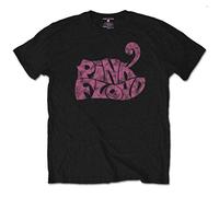 Pink Floyd Swirl Logo Official Tee T-Shirt Mens Unisex (Medium) Black