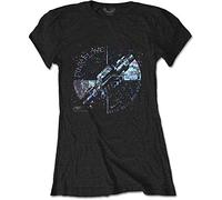 Pink Floyd - T-Shirt # Xl Black Femmina # Machine Greeting Blue
