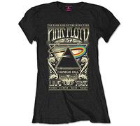 Pink Floyd - T-Shirt # Xl Ladies Black # Carnegie Hall Poster