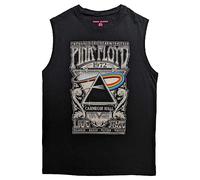 (L, Black) Pink Floyd Carnegie Hall Poster Muscle Tank