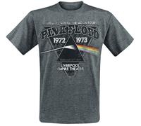 Pink Floyd The Dark Side Of The Moon - Liverpool 1972 T-Shirt mottled grey S