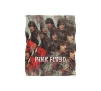 Pink Floyd The Piper At The Gates of Dawn Silky Touch Super Soft Throw Blanket 152 X 127 cm in White Pink Floyd White 152 X 127 cm