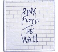 Pink Floyd Patch The Wall Band Logo Official White Printed iron on Taglia unica