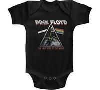 Pink Floyd - Unisex-Baby Moon Onesie, 12M, Black