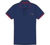 Pink Floyd Unisex Polo Shirt: Dark Side of the Moon Prism (Navy Blue)