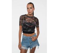Pink Floyd Vintage Dark Side of the Moon Mesh Crop Top - XXS