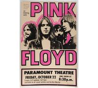 Pink Floyd Vintage Poster Rock Band Concert Photo Wall Art Picture Poster A4