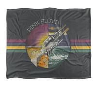 Pink Floyd Welcome To The Machine Silky Supersoft Blanket Black/multicoloured (One Size)