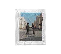 Pink Floyd Wish You Were Here Silky Touch Super Soft Throw Blanket 152 X 127 cm in White Pink Floyd White 152 X 127 cm