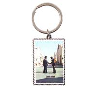 Pink Floyd Wish You Were Here Stamp Keychain Keychain in Silver Pink Floyd Silver One Size