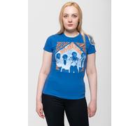 Pink Floyd Women's Apples & Oranges Skinny Fit T-Shirt in Blue | Size: Medium Pink Floyd Blue M