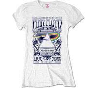 Pink Floyd Women's Carnegie Hall Poster T-Shirt in White | Size: Medium Pink Floyd White M