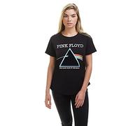 Pink Floyd Women's Dark Side Cover Regular Fit Crew Neck Short Sleeve T - Shirt, Black (Black Blk), 12 (Manufacturer Size: Medium)