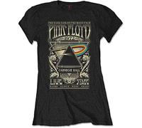 PINK FLOYD Womens/Ladies Carnegie Hall Poster T-Shirt (XXL) (Black)