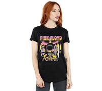Pink Floyd Women's Live at Pompeii Volcano Boyfriend Fit T-Shirt Black XX-Large