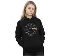 Pink Floyd Women's Prism Circle Logo Hoodie in Black | Size: XL Pink Floyd Black XL
