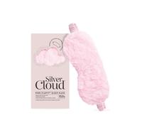 Silver Cloud Pink Fluffy Satin Sleep Eye Mask