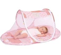 Pink Foldable Cradle Anti-Bug Tent, Bed Mosquito Net,Mosquito Net Travel, Portable Sleeping Tent for Infant (Pink)