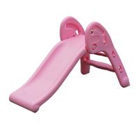 Gr8 Garden Folding Garden Slide Climber Step Ladder Set My First Beginners Childrens Kids Baby Toddler Plastic Indoor Outdoor Playground Slope Activity Toy Foldable Equipment (Pink)