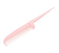 Pink Folding Plastic Tail Comb for Hair Sectioning and Braiding | Thin Pointed Teeth, Foldable Design, Easy to Carry, for Family Members and Friends on Move
