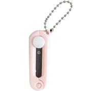 Pink Folding Scissors Safe Portable Travel Scissors Foldable Telescopic Cutter Pocket Mini Scissor with Keychain for Cutting, Scrapbooking, Crafting, Sewing,Cutting Tools