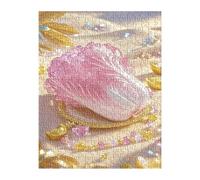 Pink Food Puzzle 1500 Pieces, Fun Challenging Puzzle Games, Difficult Jigsaw Puzzles for Adults 1500 Pieces