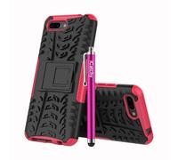 (Pink) For Huawei Honor 10 Armour ShockProof Case Cover
